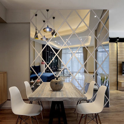 3D-Spiegeldreieck Wanddeko für Wohnzimmer aus hochwertigem PVC – Moderne Wanddekoration in verschiedenen Farben und Größen 1