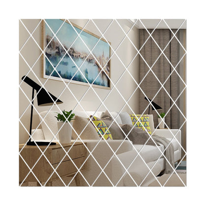 3D-Spiegeldreieck Wanddeko für Wohnzimmer aus hochwertigem PVC – Moderne Wanddekoration in verschiedenen Farben und Größen 7