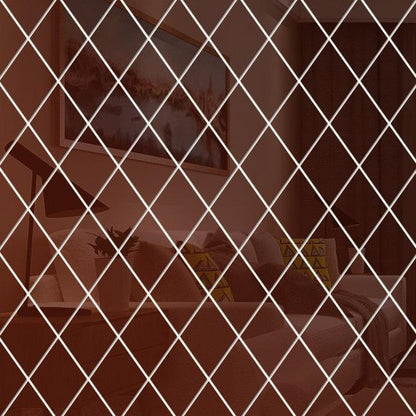 3D-Spiegeldreieck Wanddeko für Wohnzimmer aus hochwertigem PVC – Moderne Wanddekoration in verschiedenen Farben und Größen 9