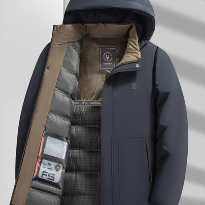 Variant image for Herren Winterjacke Wasserdicht Atmungsaktiv Steppdesign Polyester-2