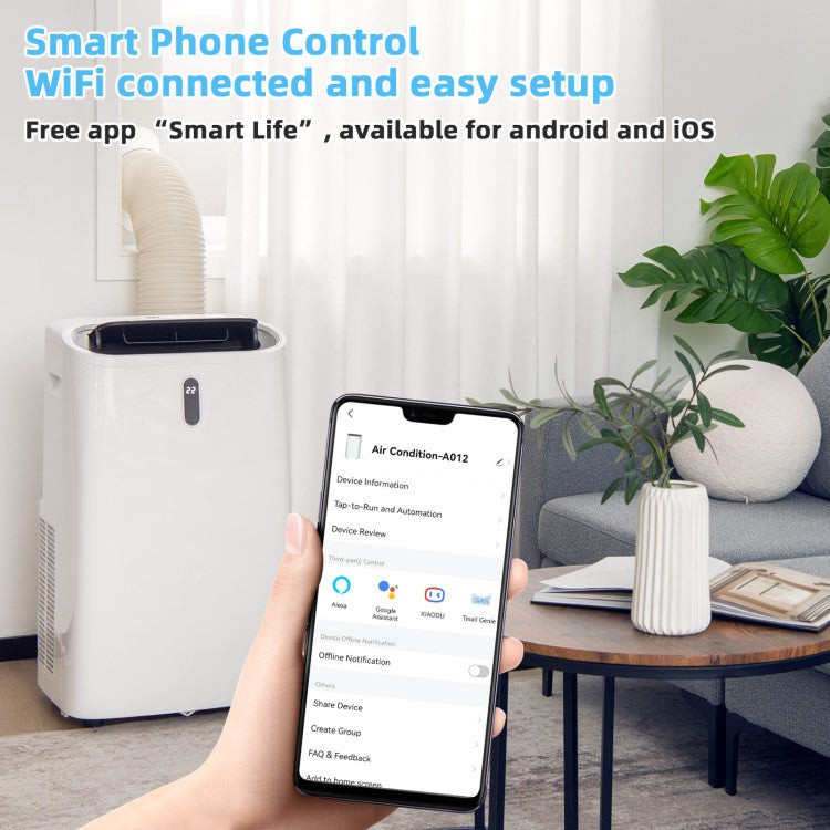 Portable WiFi Air Conditioner – 14000 BTU Mobile AC with Smartphone Control for Modern & Efficient Room Climate Control