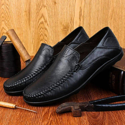 Herren Sommerschuhe Braun Größe 42 Atmungsaktiv Leder Luftige Sommer Schuhe Herren-4