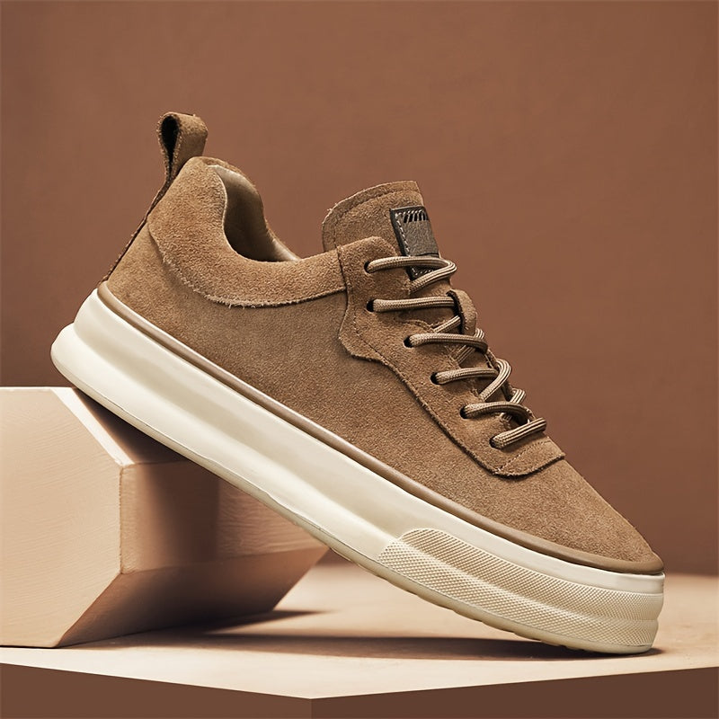 Herren Sneakers Wildleder Atmungsaktiv Bequem Vielseitig Anti-Rutsch-Sohle-5