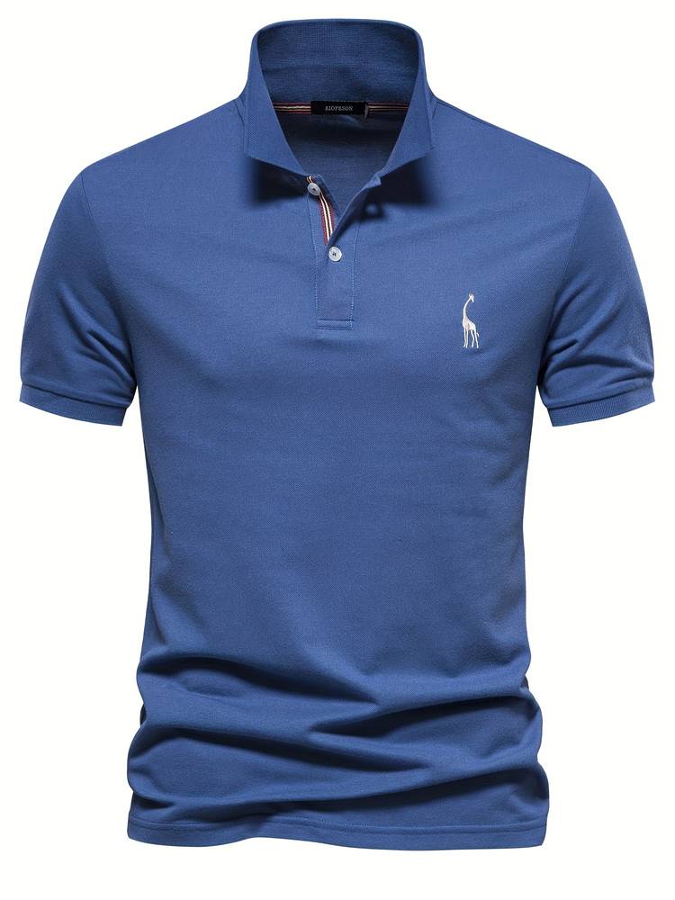 Variant image for Herren Polo Shirt Blau Größe M Baumwolle-6