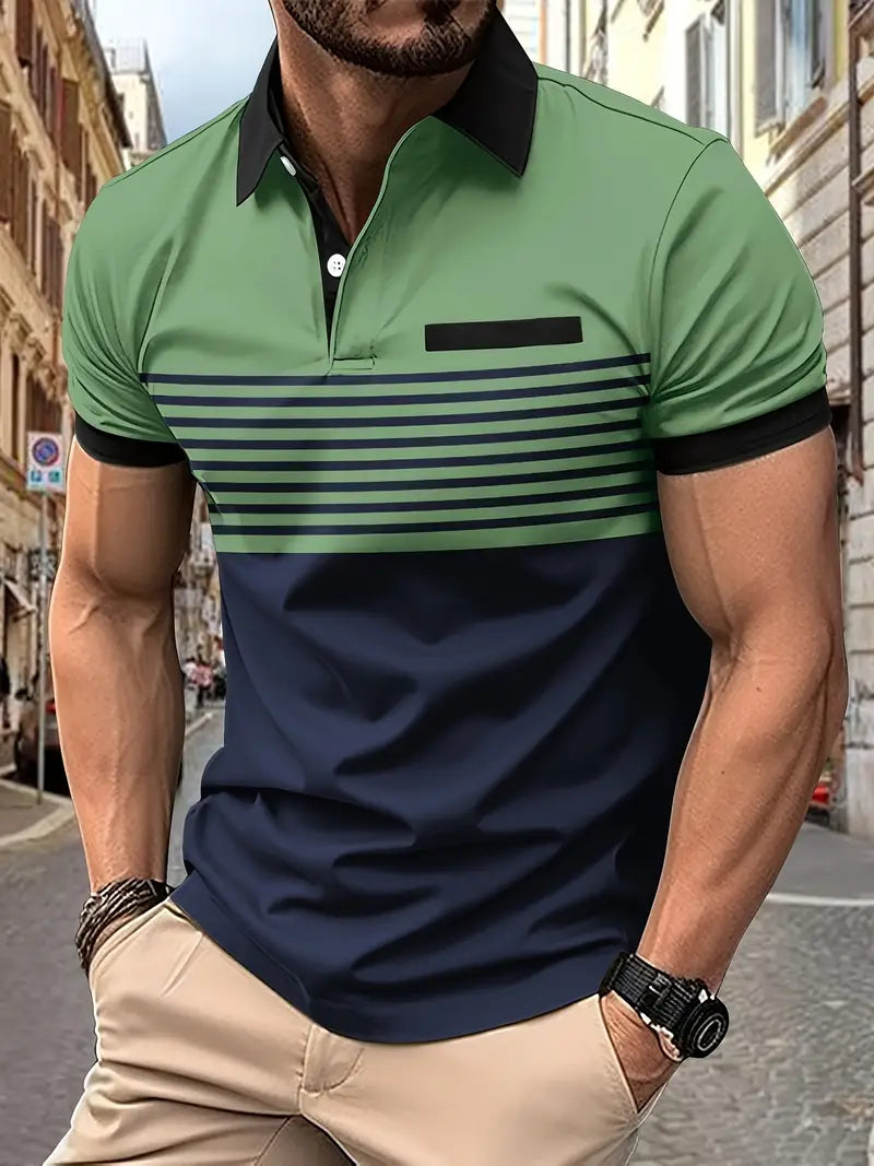 Variant image for Herren Polo Shirt Blau Größe M Baumwollmischung-37