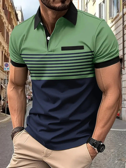 Variant image for Herren Polo Shirt Blau Größe M Baumwollmischung-37