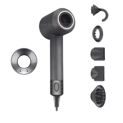 Ion styling device with bladeless design – Lightweight hair dryer for salon quality