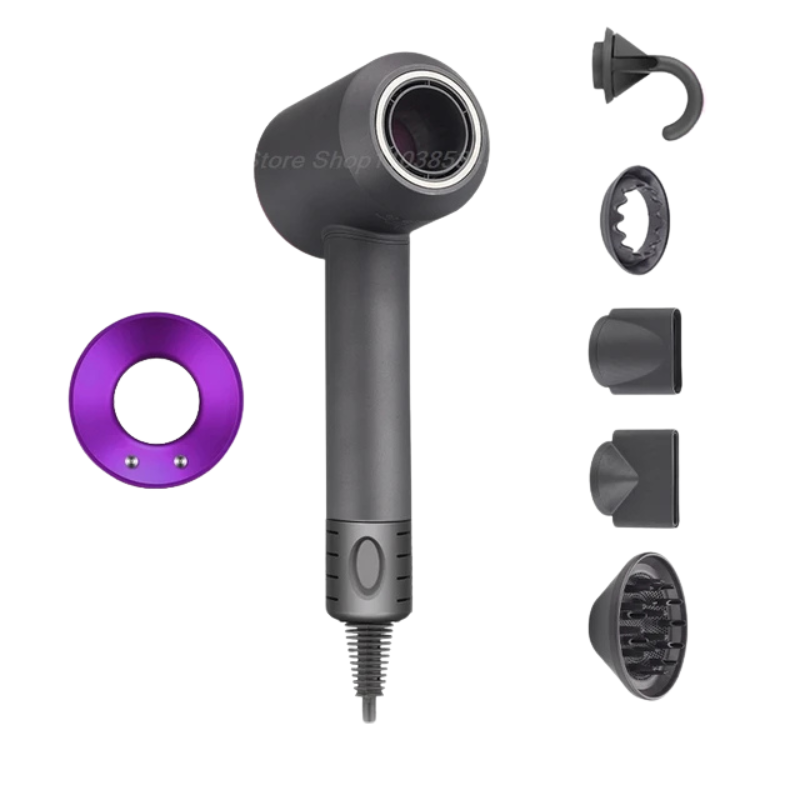 Ion styling device with bladeless design – Lightweight hair dryer for salon quality