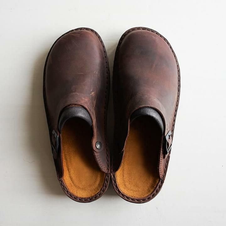 Variant image for Herren Hausschuhe Schwarz Größe 42 Leder, Warme Hausschuhe für Männer mit Optimalem Komfort-12