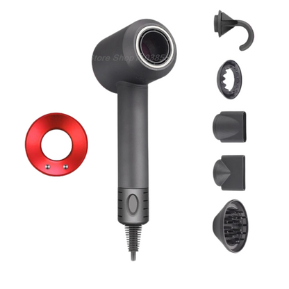 Ion styling device with bladeless design – Lightweight hair dryer for salon quality