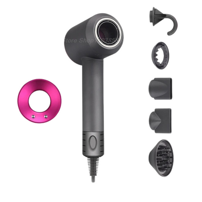Ion styling device with bladeless design – Lightweight hair dryer for salon quality
