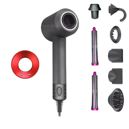 Ion styling device with bladeless design – Lightweight hair dryer for salon quality
