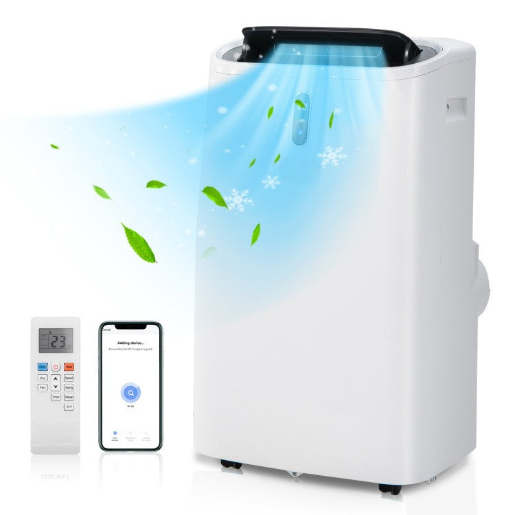 Portable WiFi Air Conditioner – 14000 BTU Mobile AC with Smartphone Control for Modern & Efficient Room Climate Control