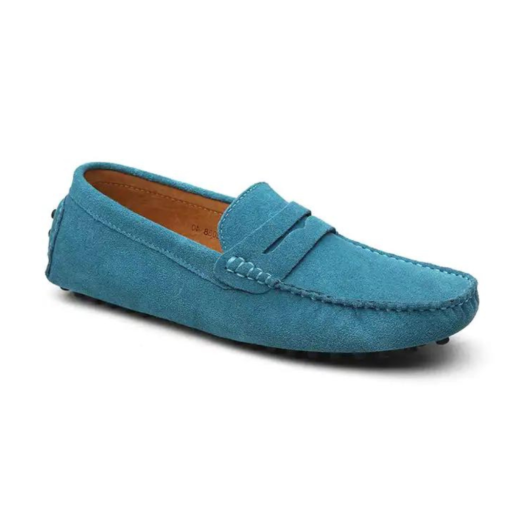 Herren Wildlederschuhe Braun Größe 42 Leder-3