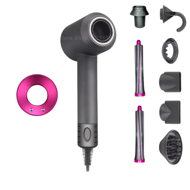 Ion styling device with bladeless design – Lightweight hair dryer for salon quality