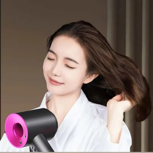 Ion styling device with bladeless design – Lightweight hair dryer for salon quality