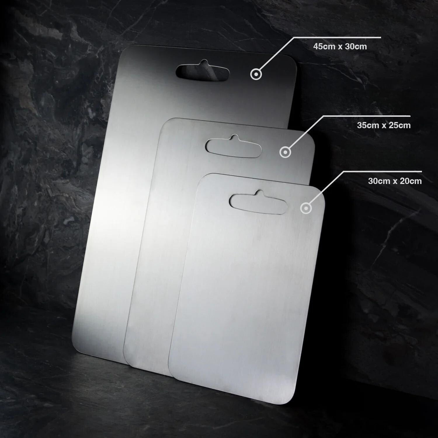 Variant image for Titanium Cutting Board – Antibacterial, Non-Toxic, BPA-Free Kitchen Essential, Knife-Friendly Design for Safe Food Preparation-1