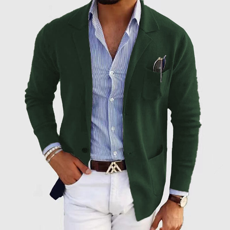 Variant image for Men's Blazer Grey Size L Polyester Casual-26