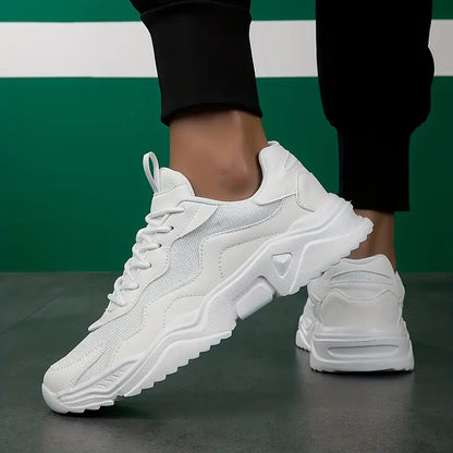Herren Sneaker Schwarz Größe 42 Atmungsaktiv Stoff-5