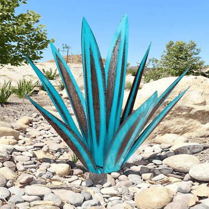 Handmade Waterproof Solar Agave Lamp – Elegant Solar Lighting for the Garden