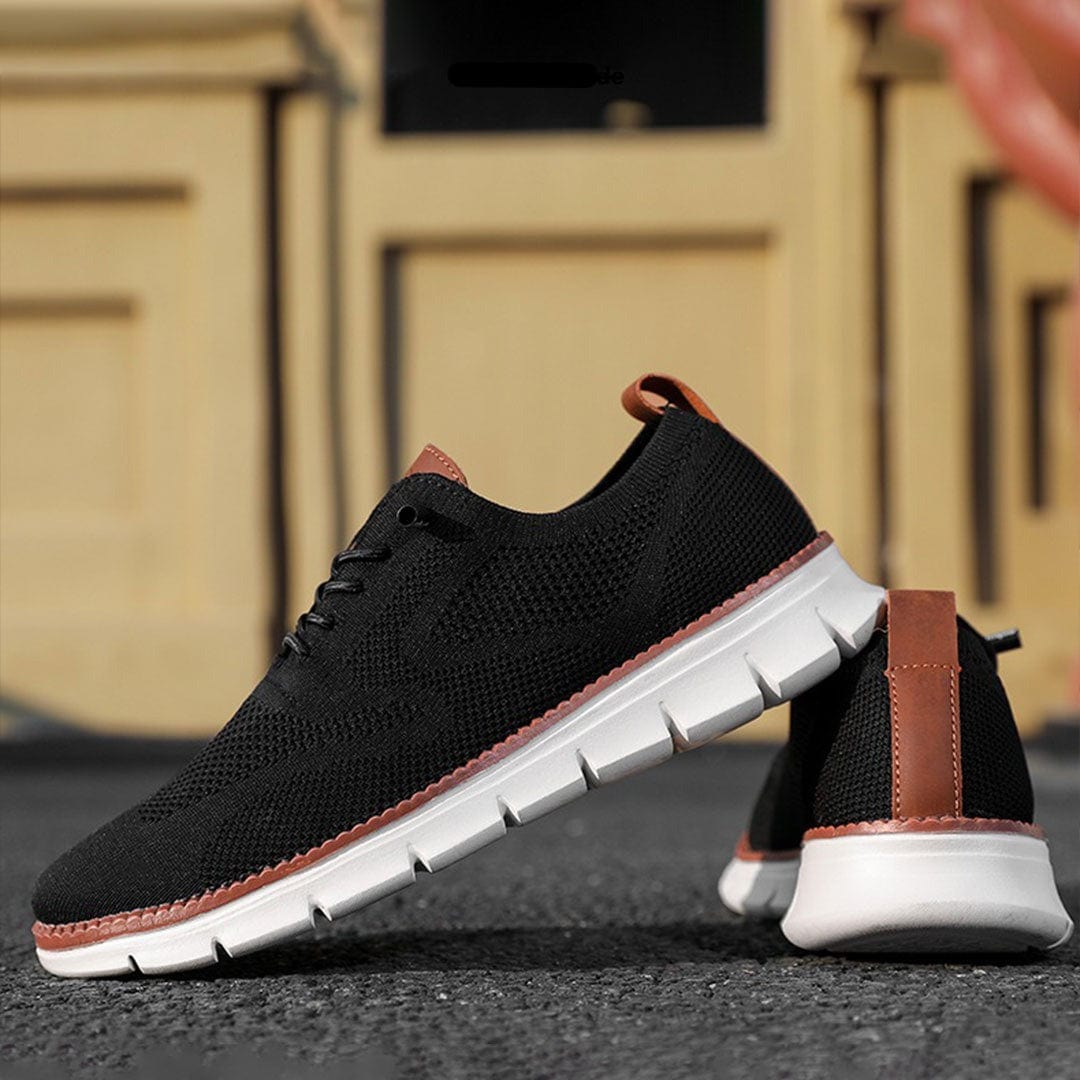 Herren Schuhe Grün Größe 42 Atmungsaktiv Leder-4