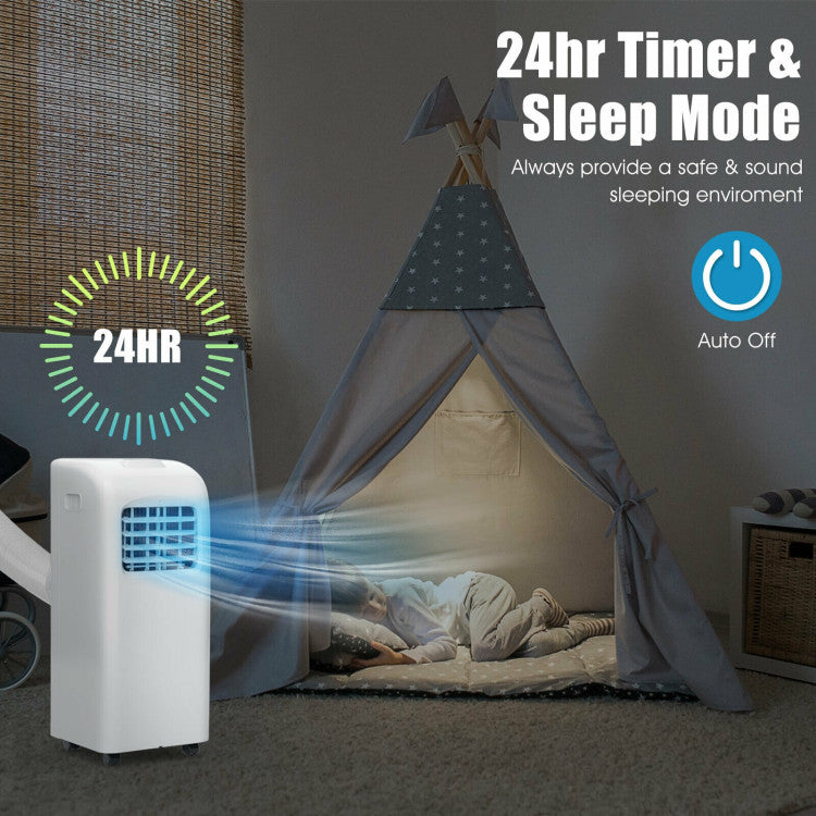 8000 BTU Portable Air Conditioner with Dehumidifier Function 6