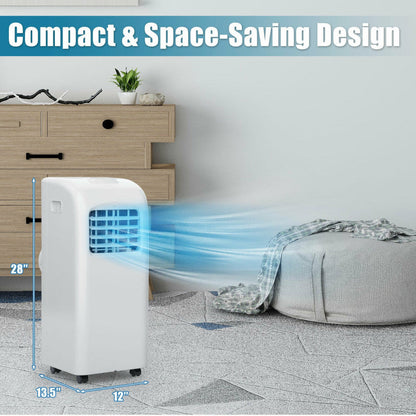 8000 BTU Portable Air Conditioner with Dehumidifier Function 7
