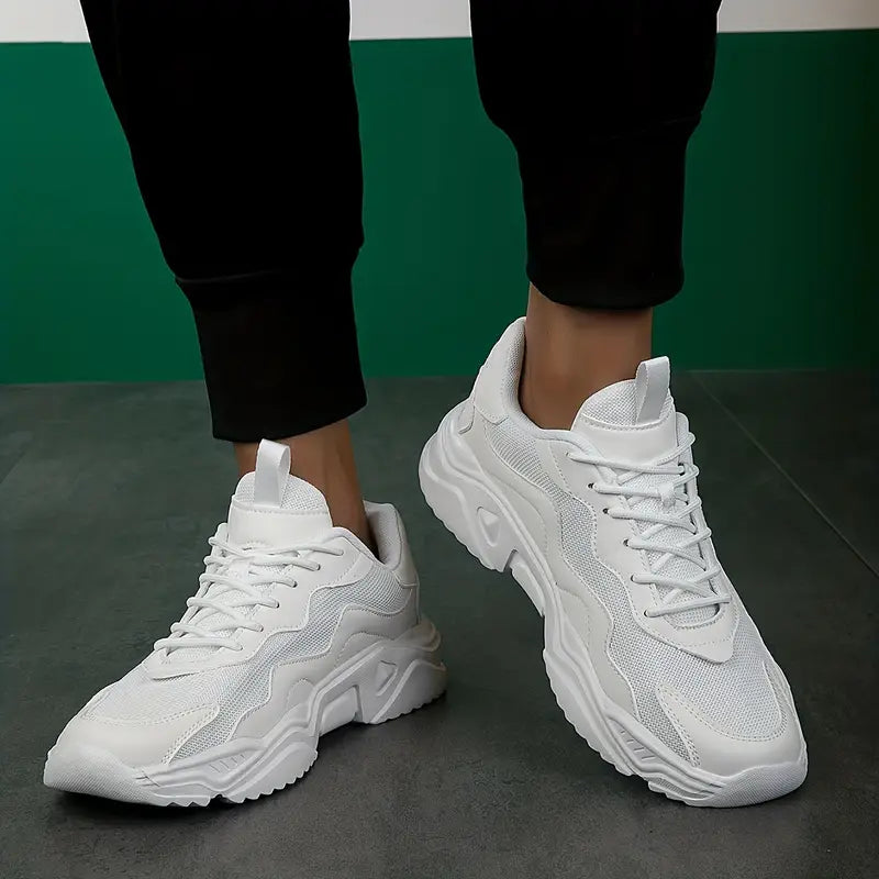 Herren Sneaker Schwarz Größe 42 Atmungsaktiv Stoff-6