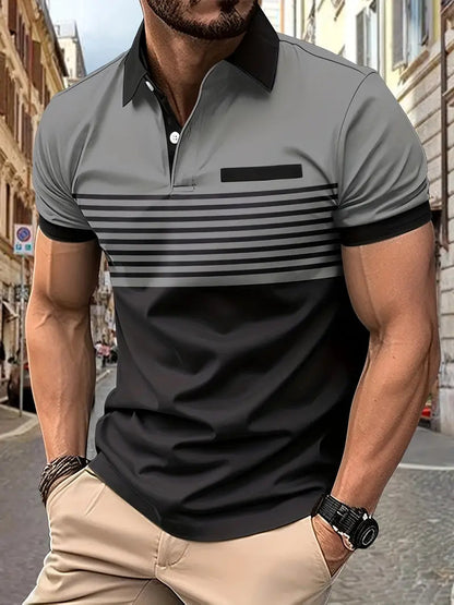 Variant image for Herren Polo Shirt Blau Größe M Baumwollmischung-13