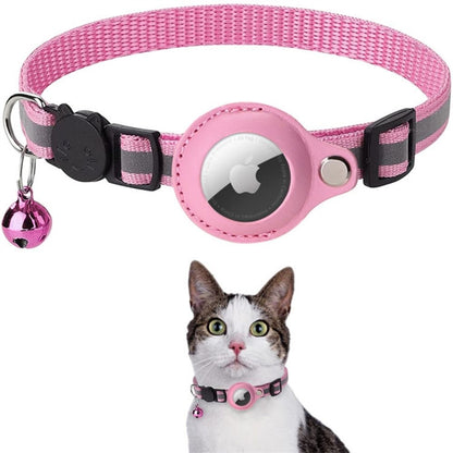 PS cat collar with safety clasp & reflective design for better visibility at night