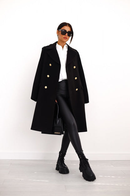 Adelina | Zweireihiger Trenchcoat aus Wolle für den Winterstil 5