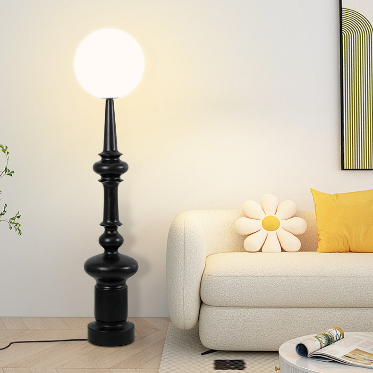Aestheticor | Moderne schwarze Bauhaus-Stehlampe 0