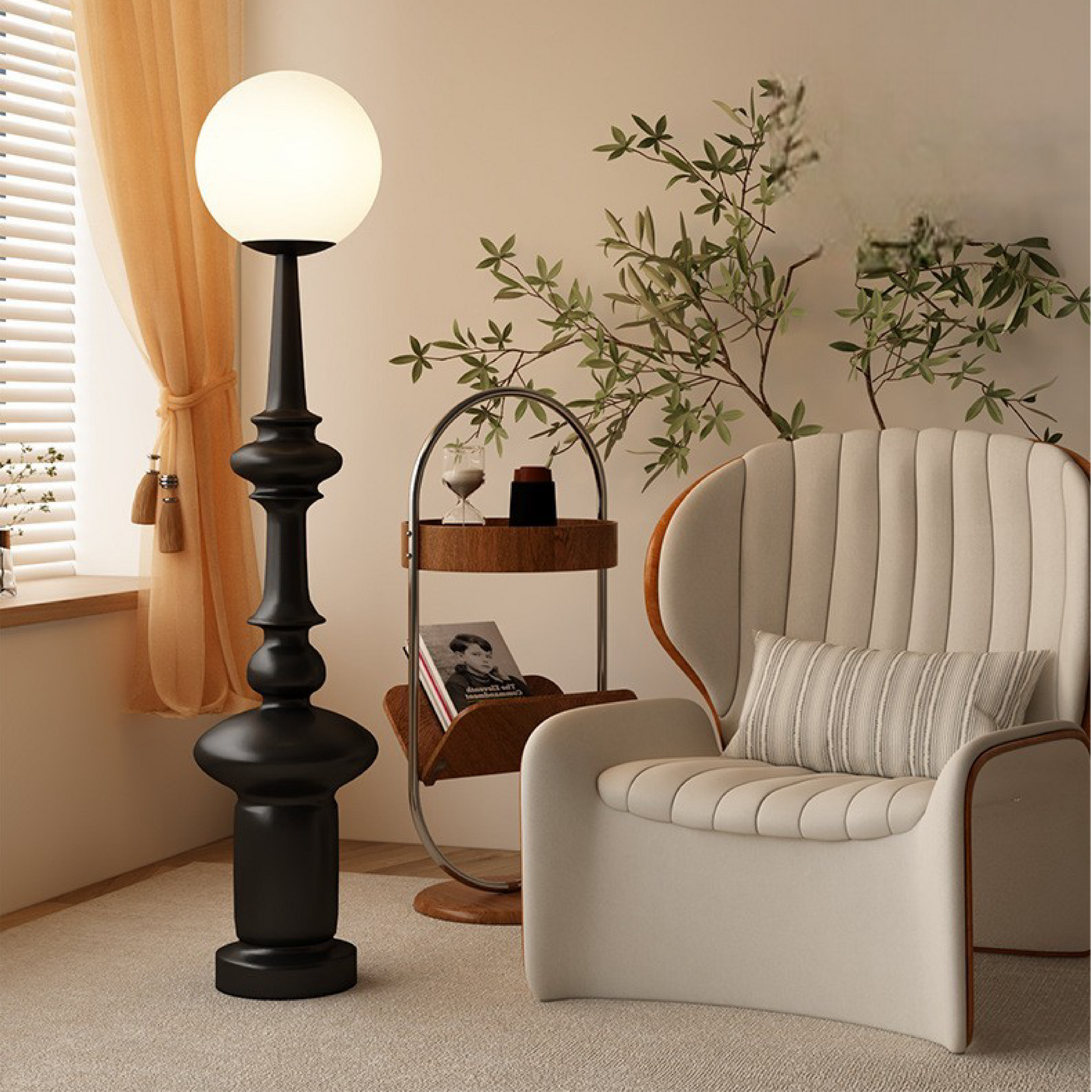 Aestheticor | Moderne schwarze Bauhaus-Stehlampe 3