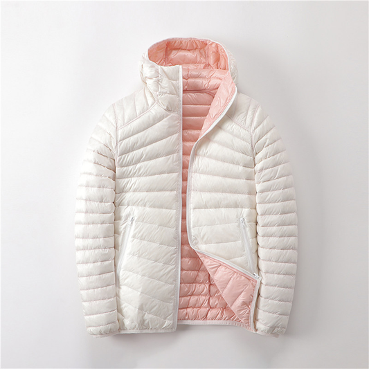 Aira | Damen Übergangs-Steppwinterjacke mit Kapuze 0