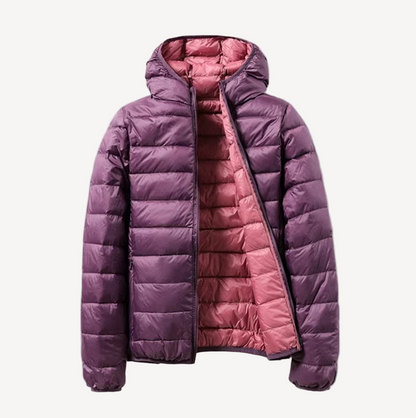 Aira | Damen Übergangs-Steppwinterjacke mit Kapuze 6