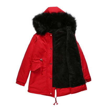 Alicia | Damen Button-Down Parka Winterjacke 1