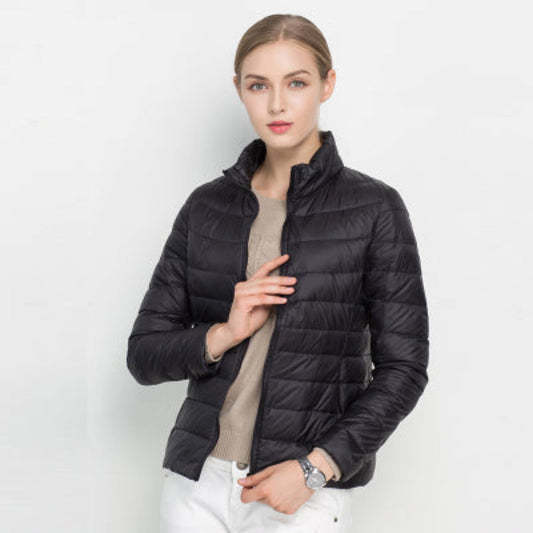 Andrea | Langärmlige, gesteppte, warme Winterjacke für Damen 0