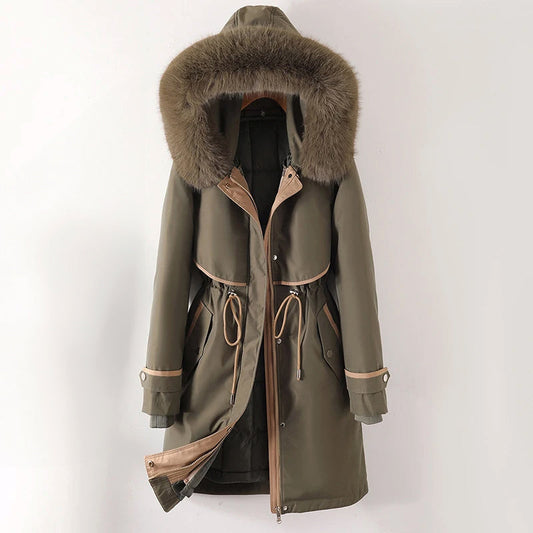 Ashley | Kuschelige gesteppte Winterjacke mit Kapuze für Damen 0