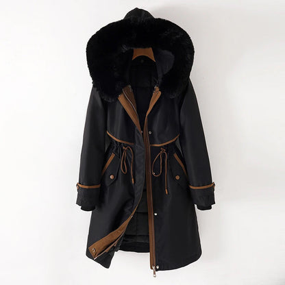 Ashley | Kuschelige gesteppte Winterjacke mit Kapuze für Damen 1