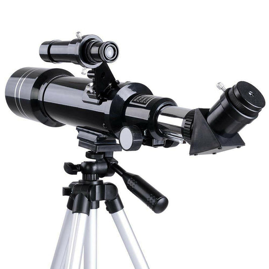 Astronomical Refractor Telescope 400/70mm 66x Magnification Refractive Eyepieces Tripod Beginners 0