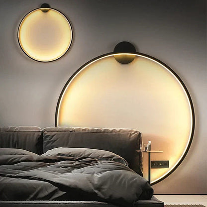AuraCircle – Minimalistische runde Wandleuchte 2