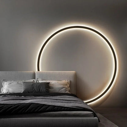 AuraCircle – Minimalistische runde Wandleuchte 3