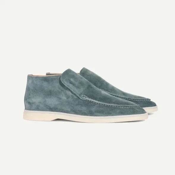 Herren Wildlederschuhe Beige Größe 42 Veloursleder-3