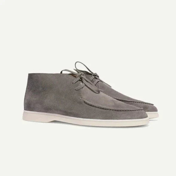 Variant image for Herren Wildlederschuhe Grau Größe 42 Weiches Leder-11