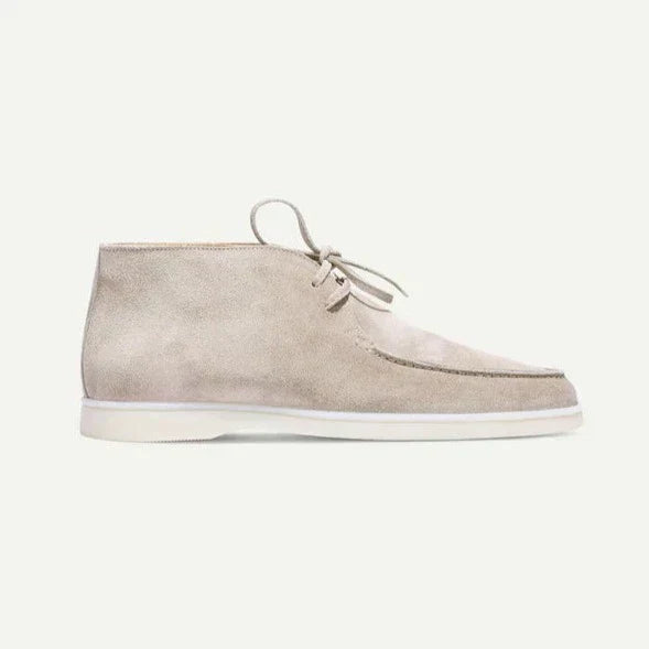 Herren Wildlederschuhe Grau Größe 42 Weiches Leder-2