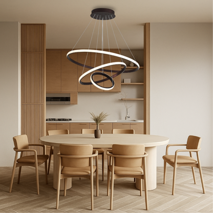 Aurovia | Luxuriöser 3-stufiger moderner Kronleuchter 2