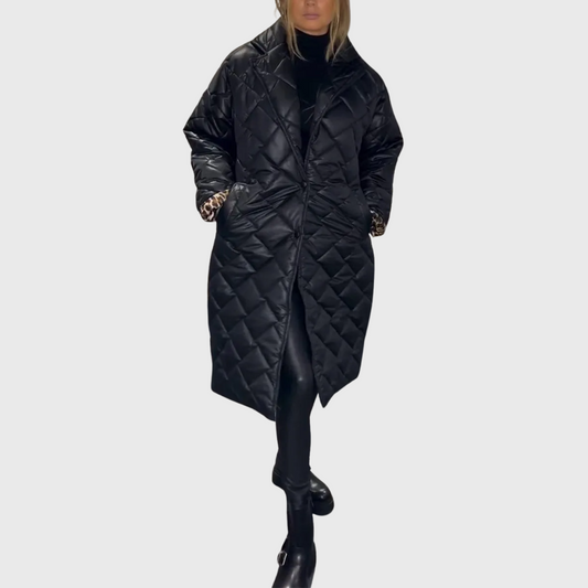Aya | Wendbare wattierte Winterjacke für Damen 0