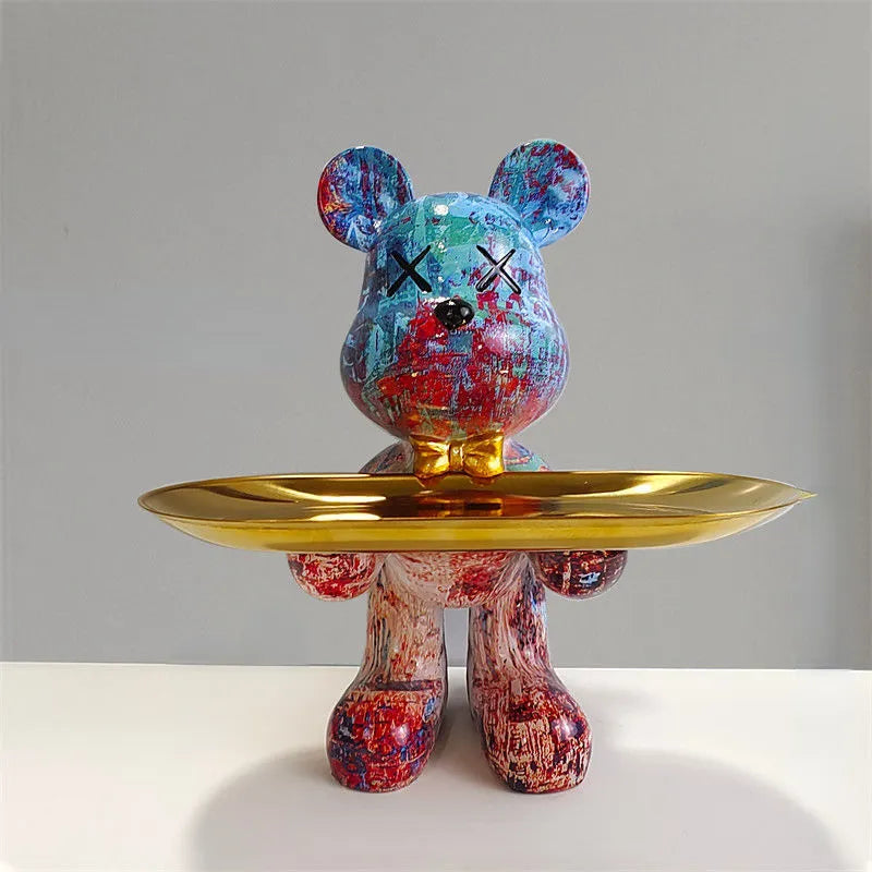 BearCraft – Bärenstatue mit Tablett 4