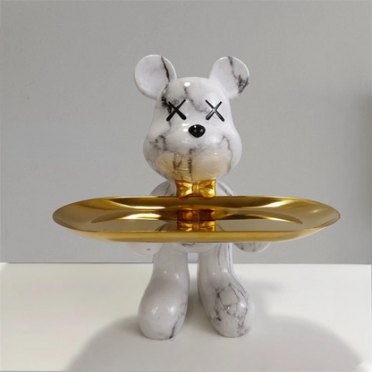 BearCraft – Bärenstatue mit Tablett 5