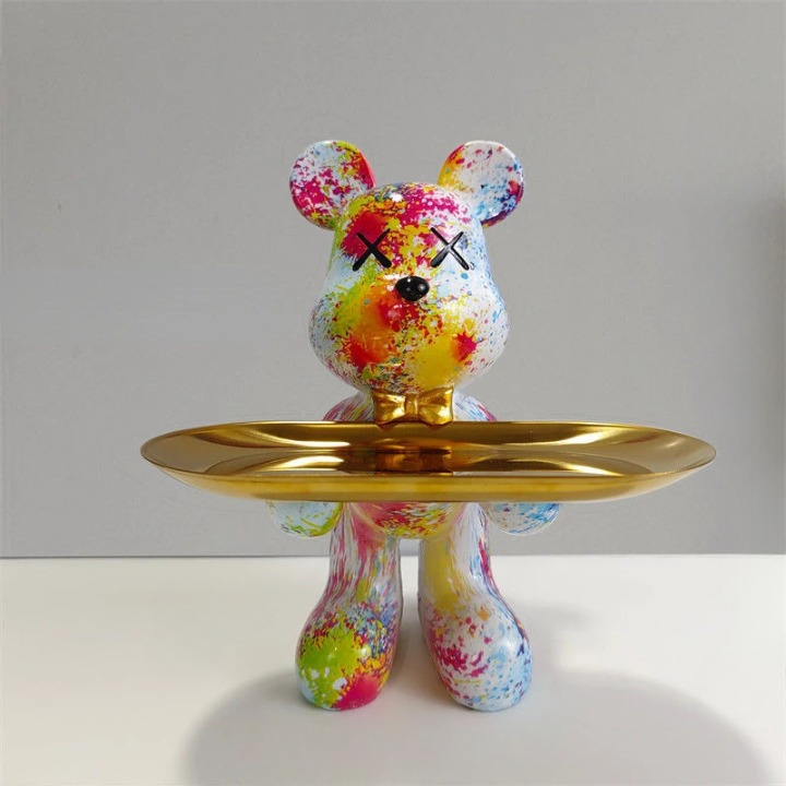 BearCraft – Bärenstatue mit Tablett 7